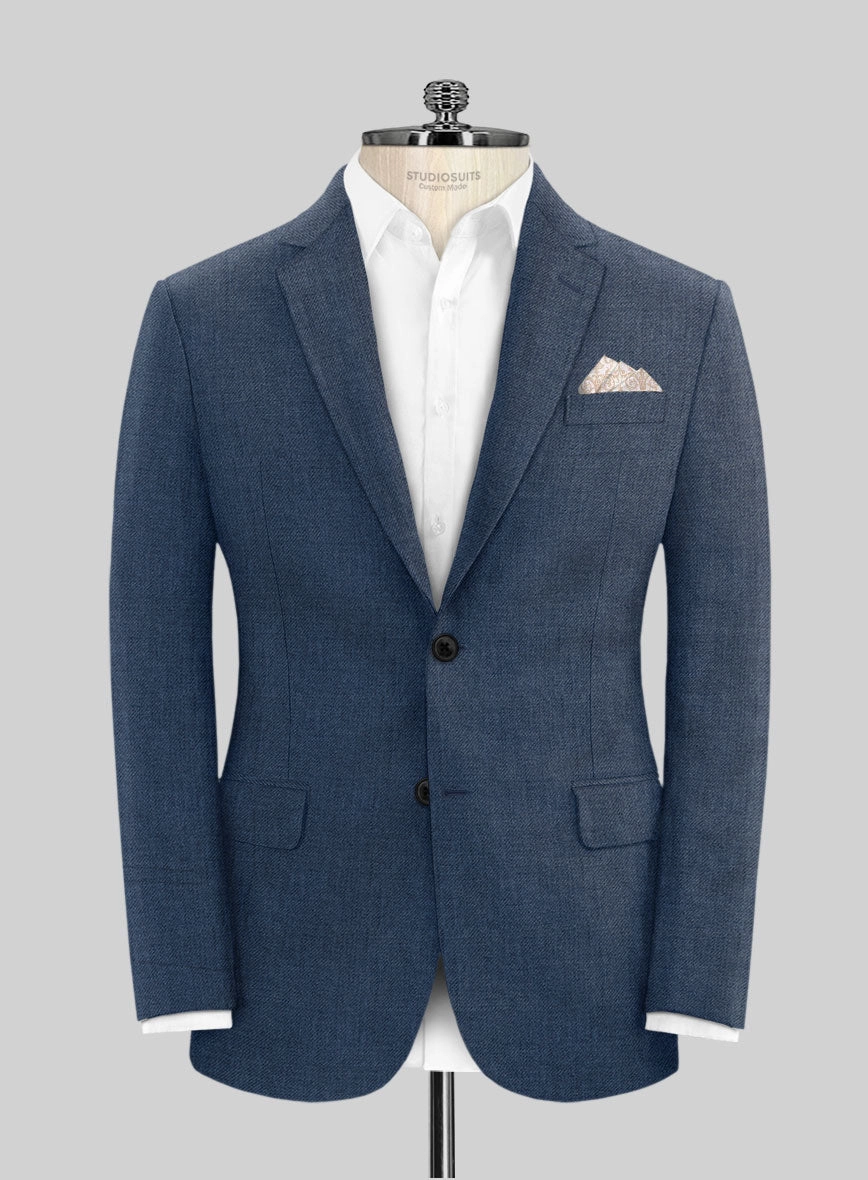 Solbiati Twill Indigo Linen Suit