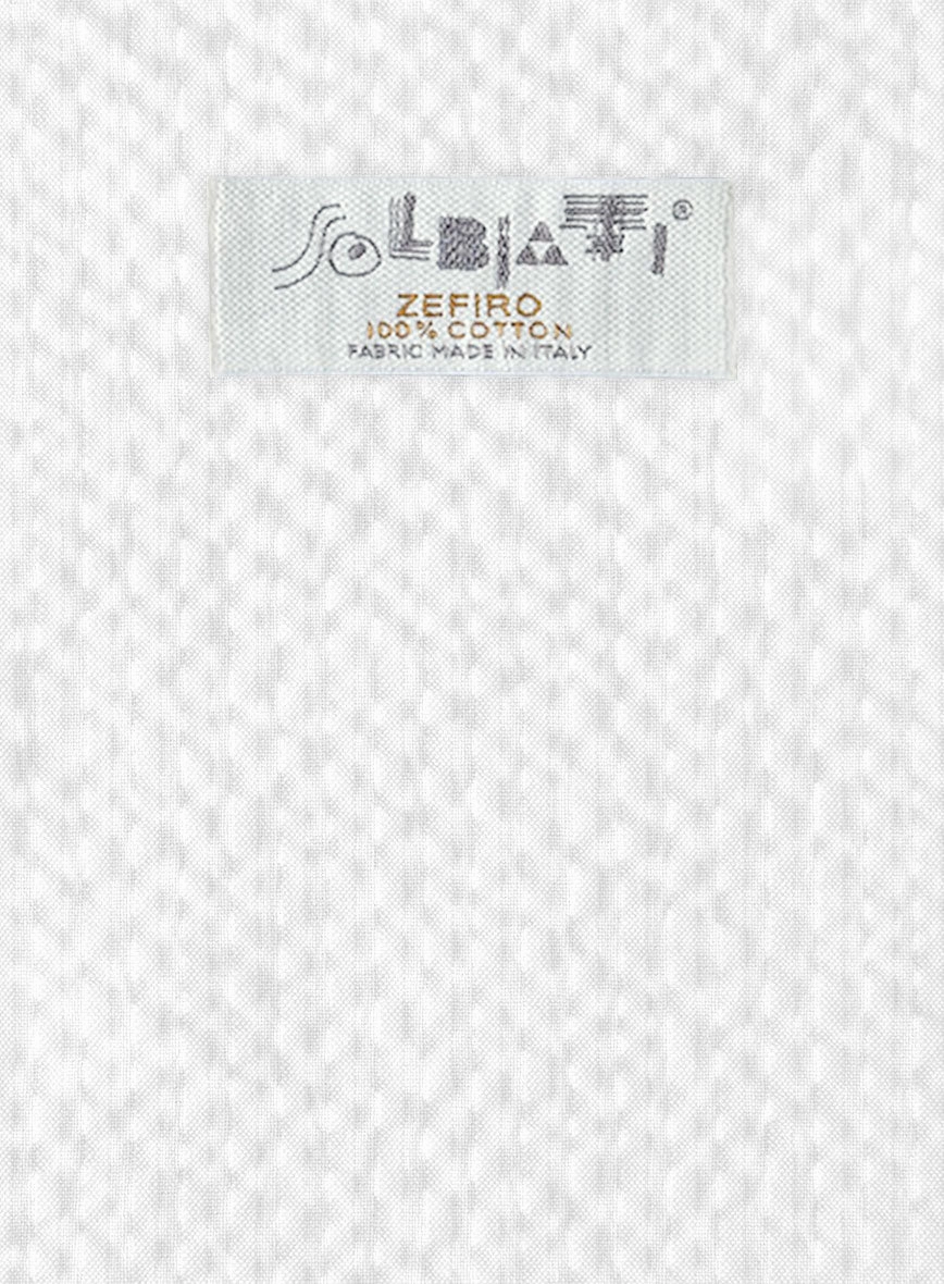 Solbiati White Seersucker Suit