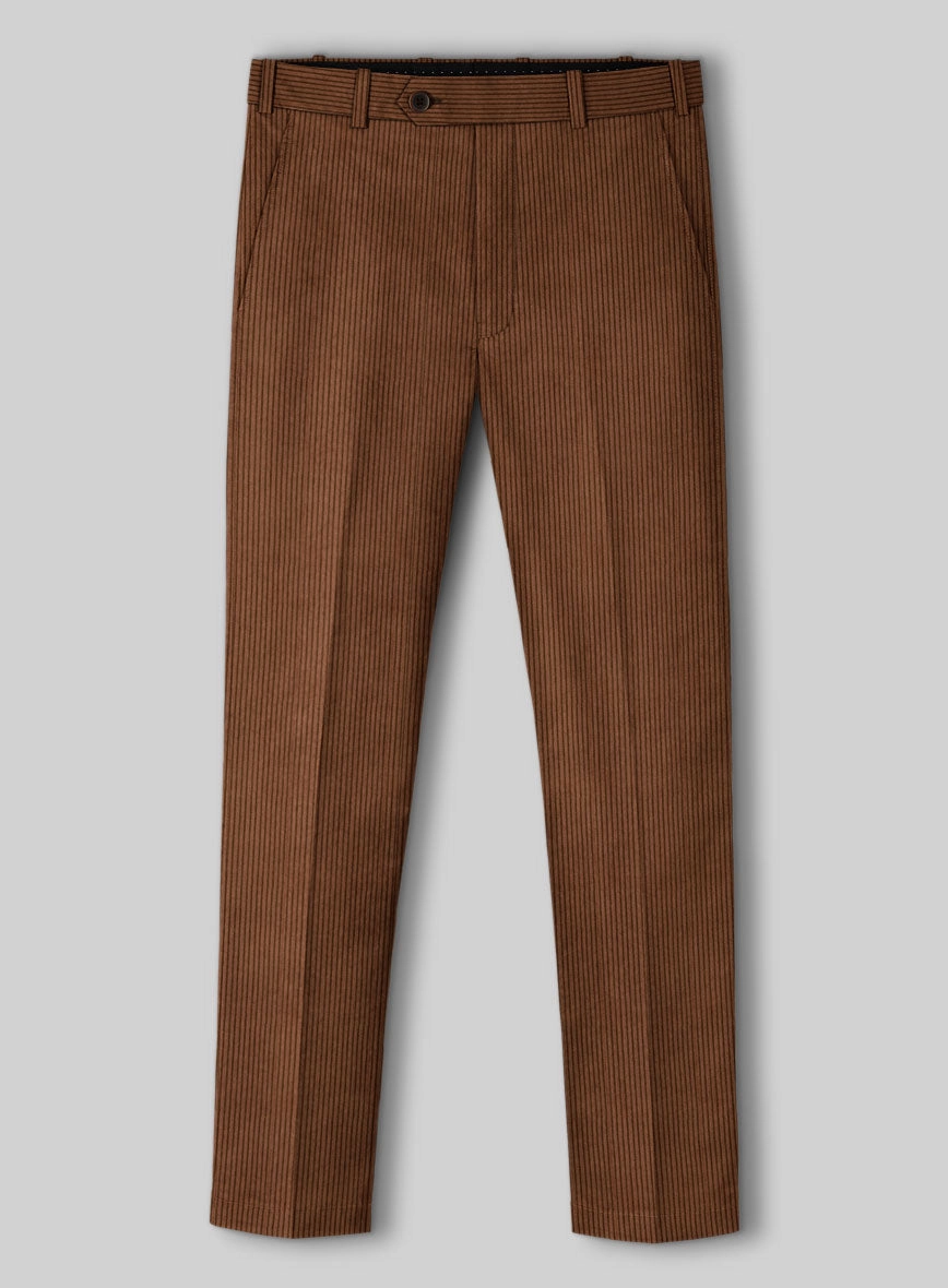Spring Brown Corduroy Suit