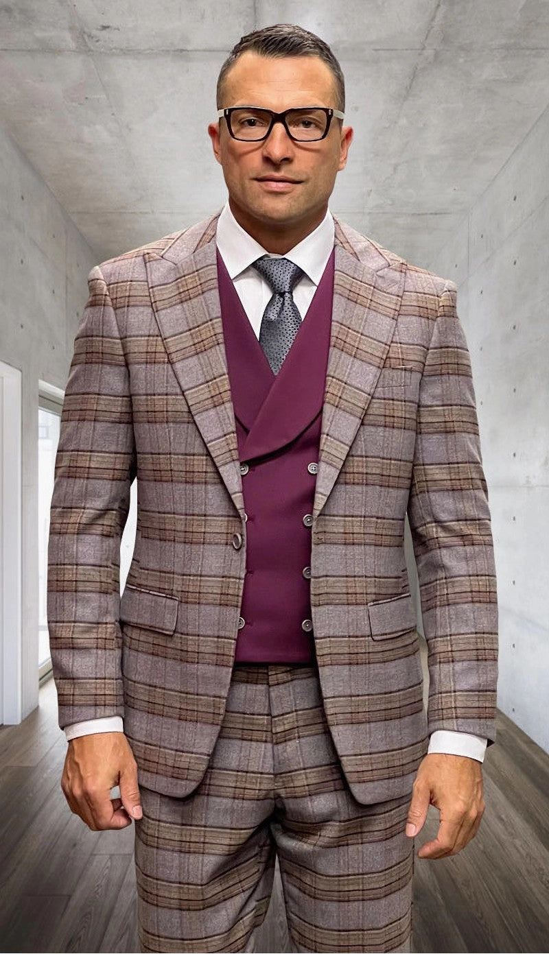 Statement  AMICCI-BU Mens Suit