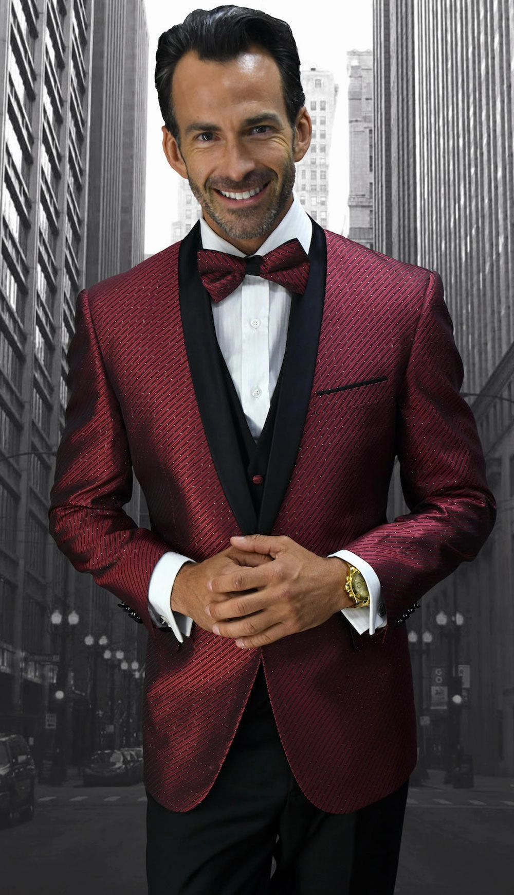 Statement  BELLAGIO-6-BU Mens Suit
