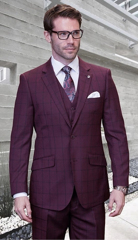 Statement  BERGAMO-BU Mens Suit