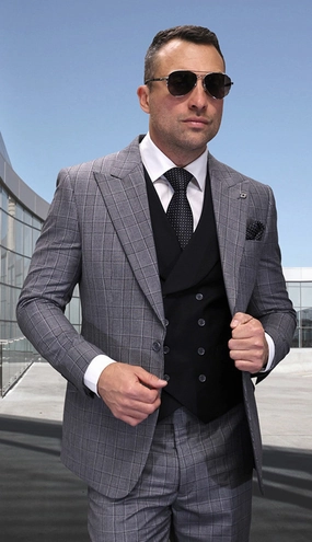 Statement  CANON-BK Mens Suit