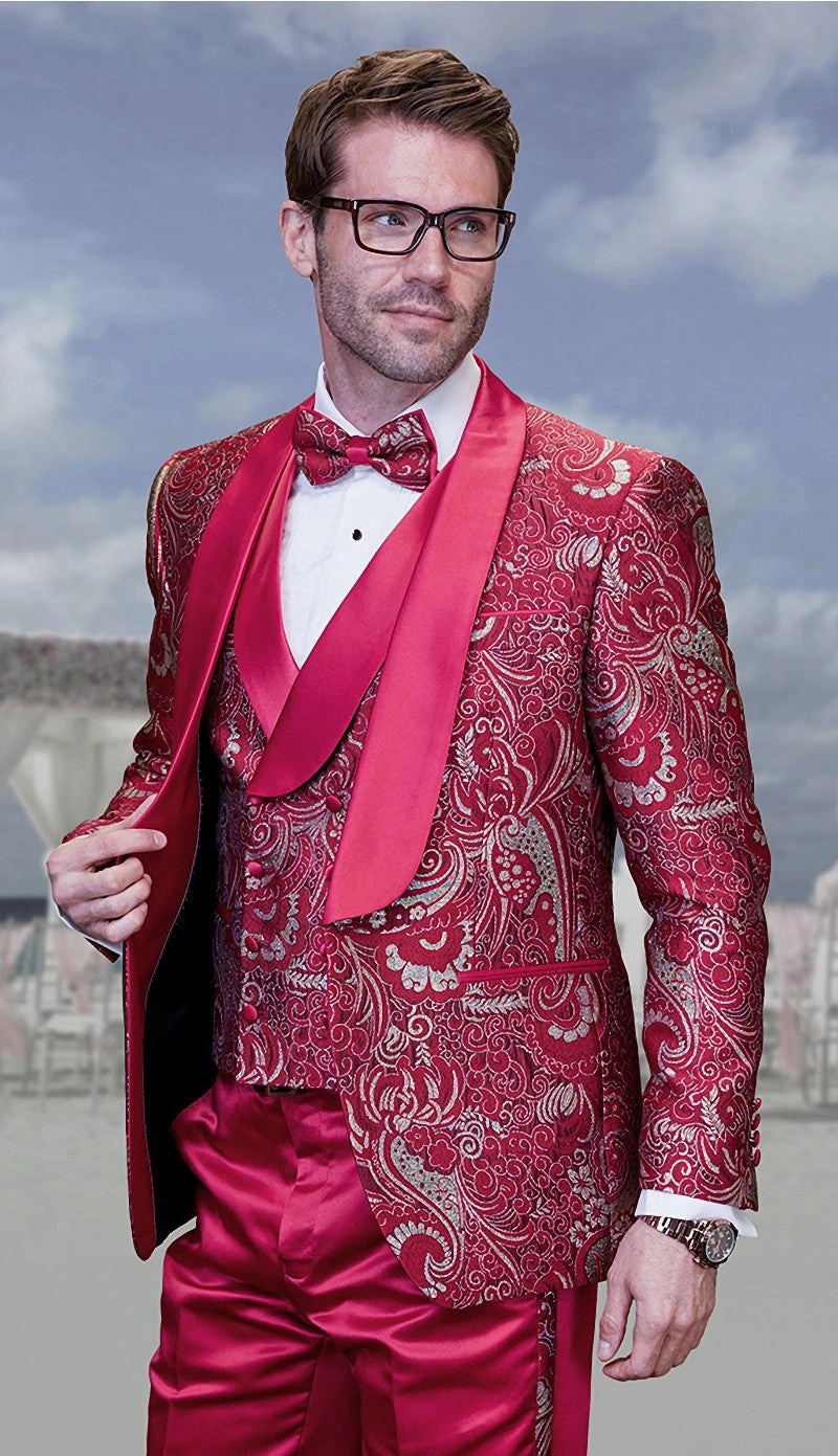 Statement  DELANO-4-RE Mens Suit