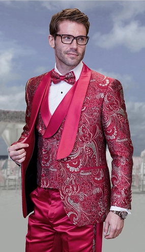 Statement  DELANO-4-RE Mens Suit