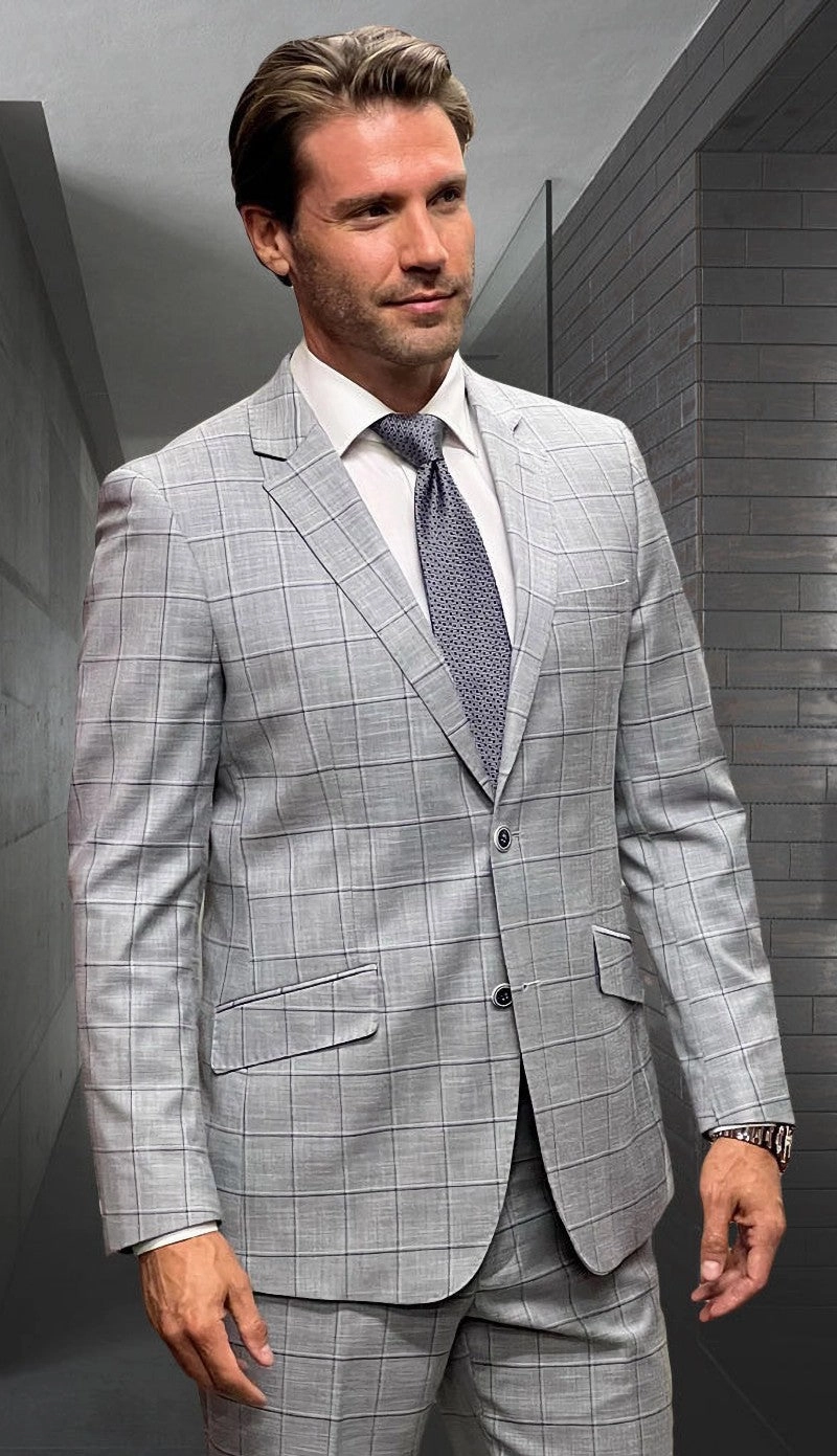 Statement  PORTO-4-GR Mens Suit