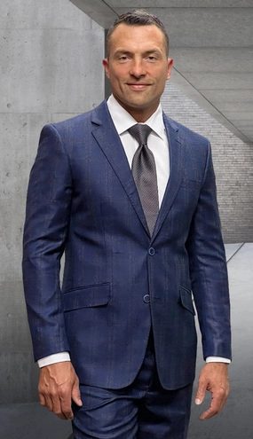 Statement  PORTO-7-BL Mens Suit