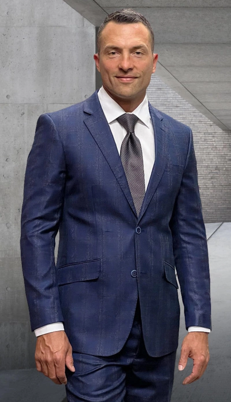 Statement  PORTO-7-BL Mens Suit