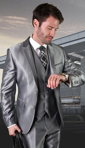 Statement  SW-204-GR Mens Suit