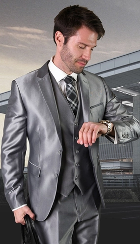 Statement  SW-204-GR Mens Suit