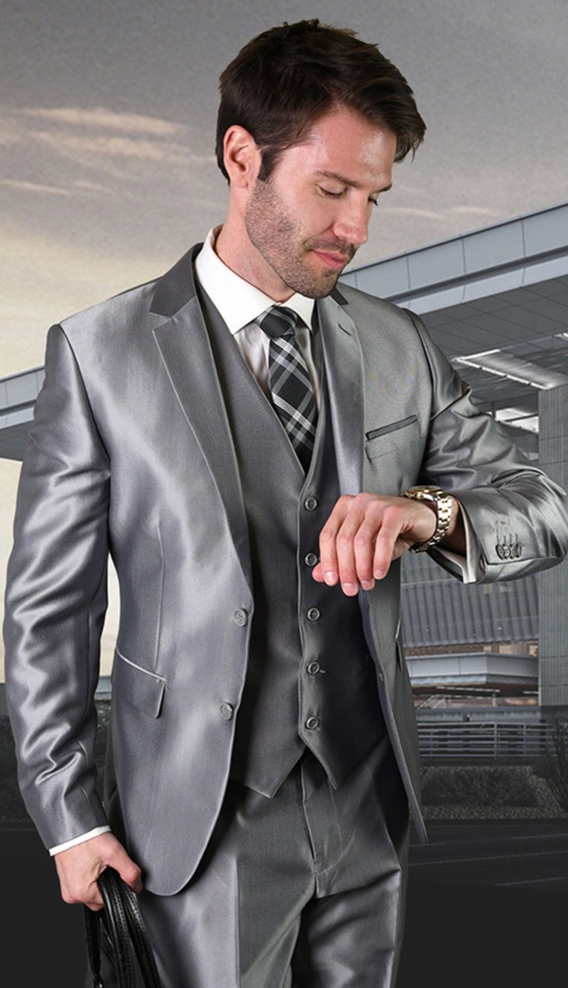 Statement  SW-204-GR Mens Suit