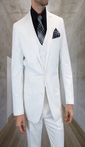 Statement  TS-2V-WH Mens Suit