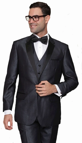 Statement  TURIN-2-BL Mens Suit