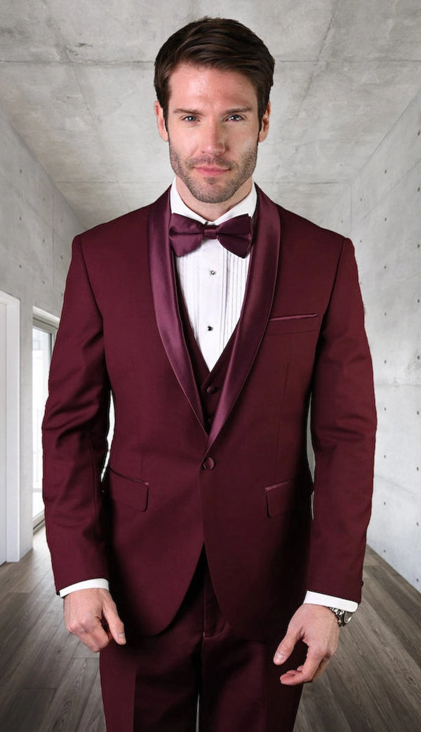 Statement  TUX-SH-BU Mens Suit