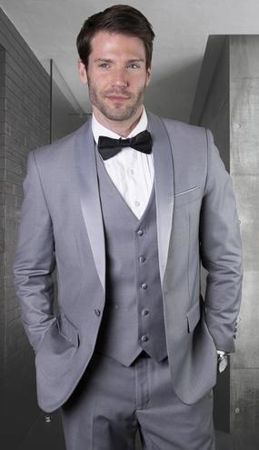 Statement  TUX-SH-GG Mens Suit
