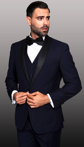 Statement  TUX-SH-NAB Mens Suit