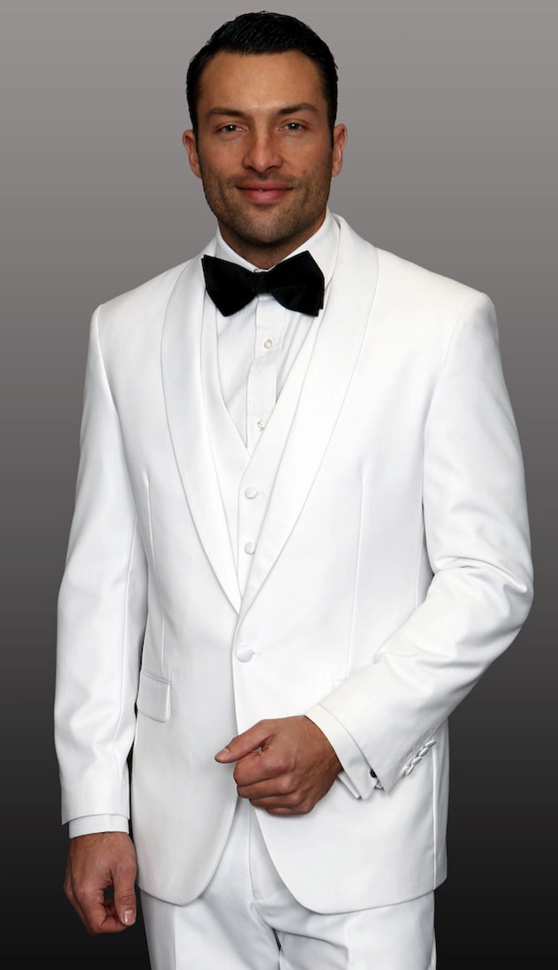 Statement  TUX-SH-WH Mens Suit