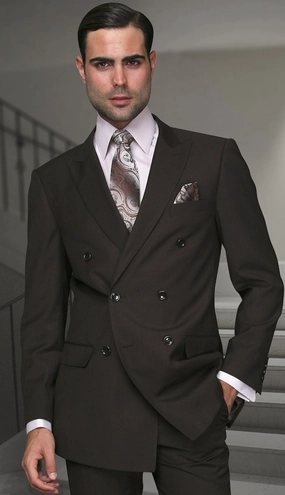 Statement  TZD-100-BR Mens Suit
