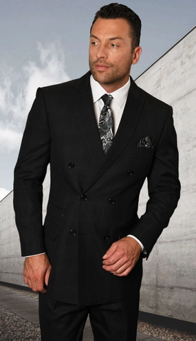 Statement  TZD-400-BL Mens Suit