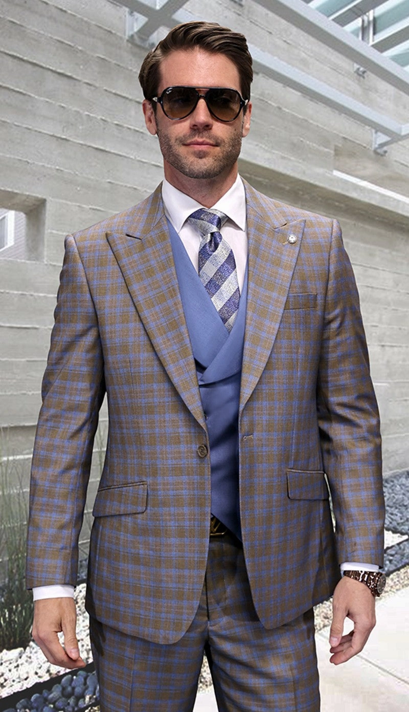 Statement  VENETO-TU Mens Suit