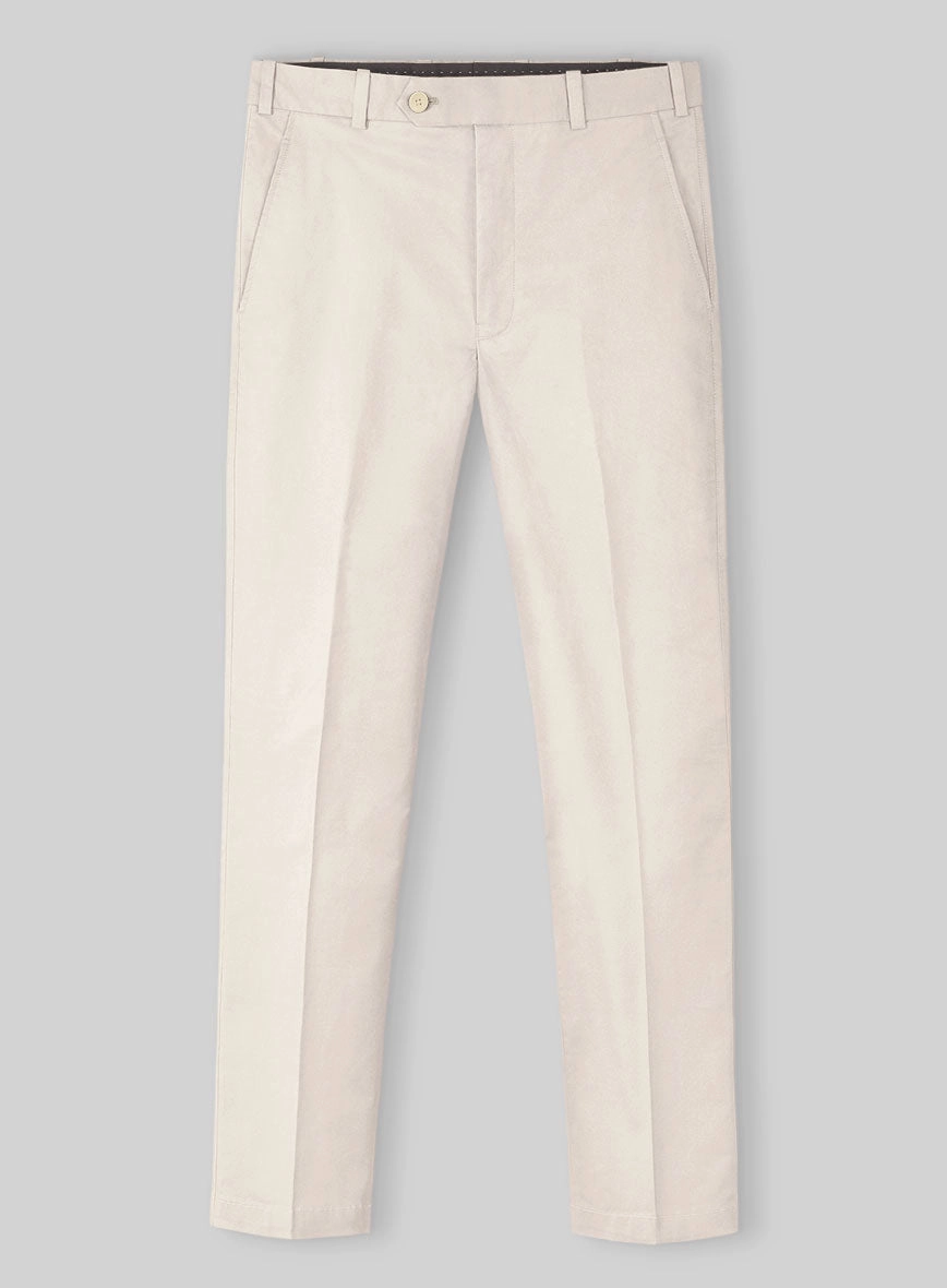 Stretch Summer Beige Chino Suit