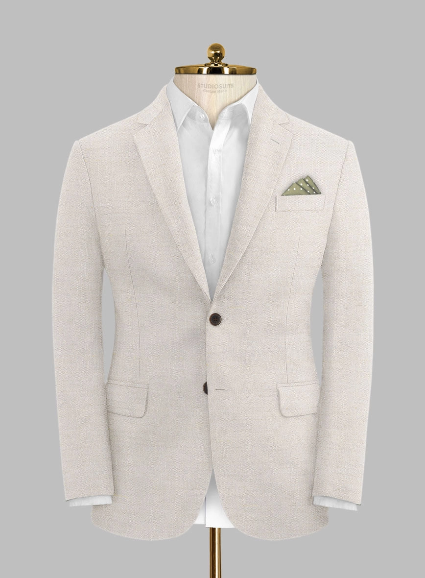 Stylbiella Spring Beige Linen Suit