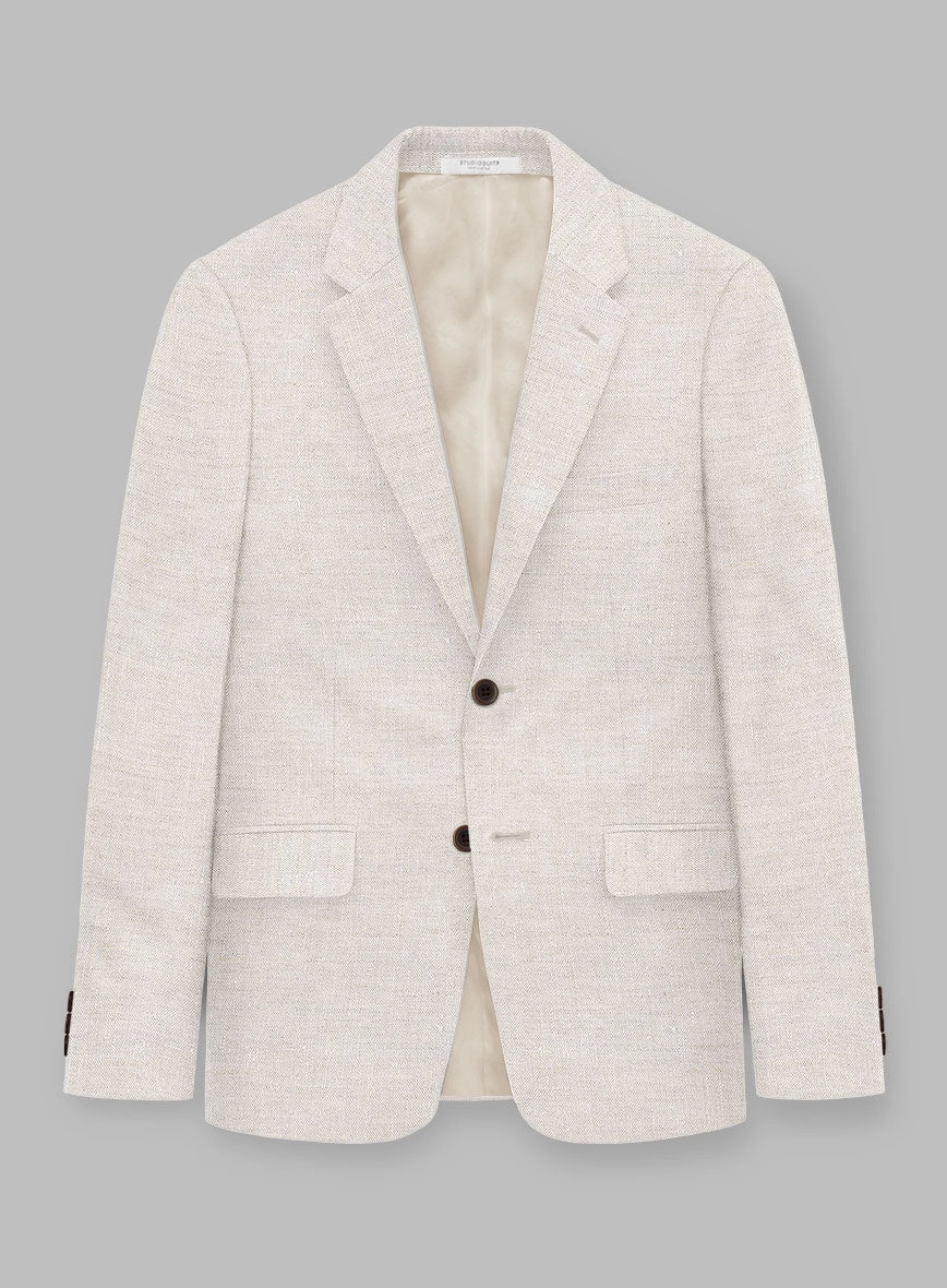 Stylbiella Spring Beige Linen Suit