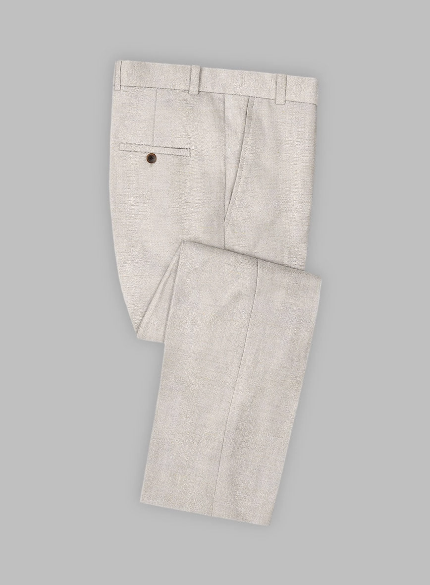 Stylbiella Spring Beige Linen Suit