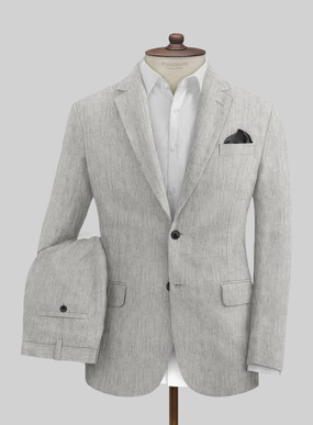 Stylbiella Spring Gray Linen Suit
