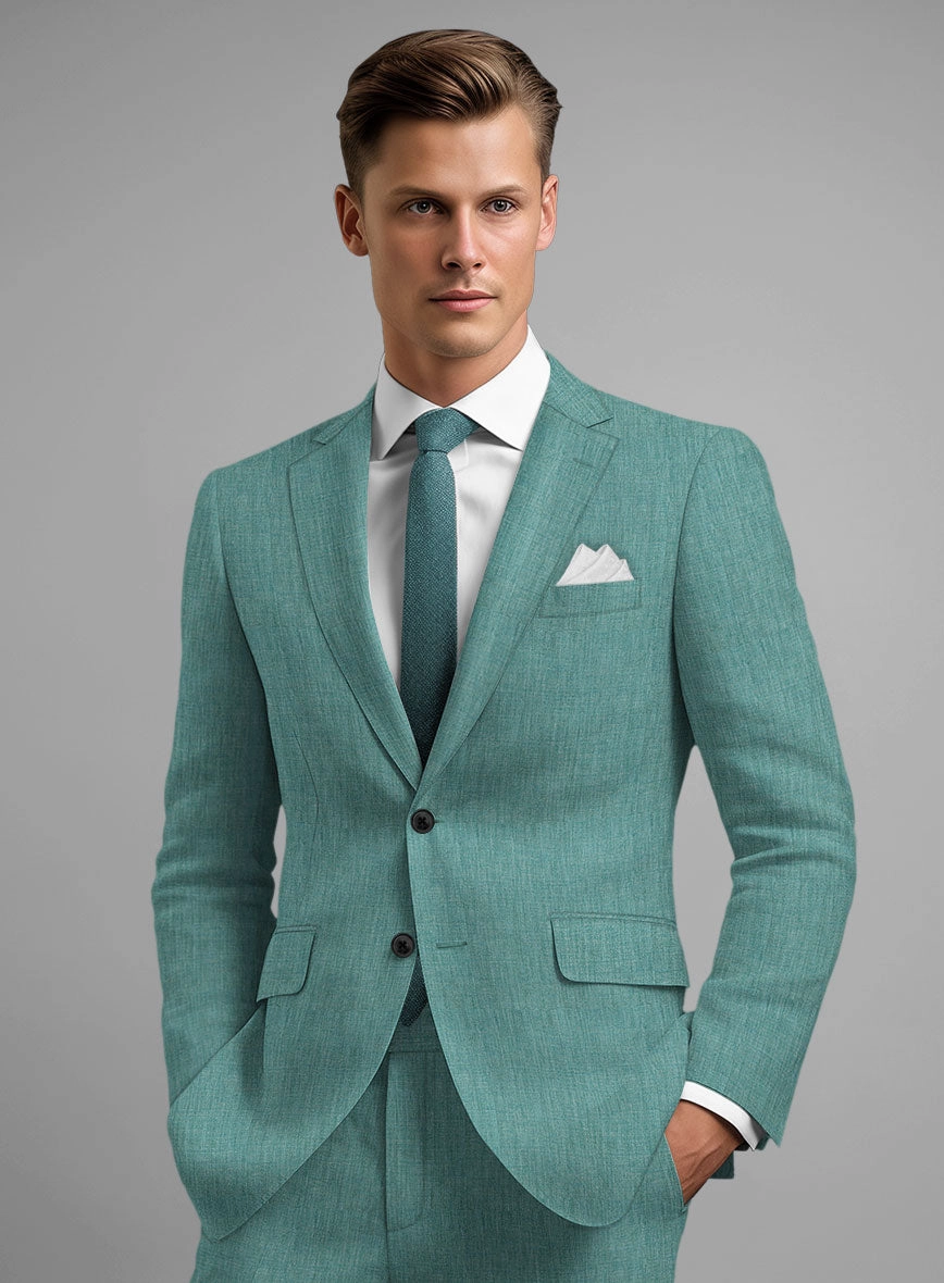 Stylbiella Spring Green Linen Suit