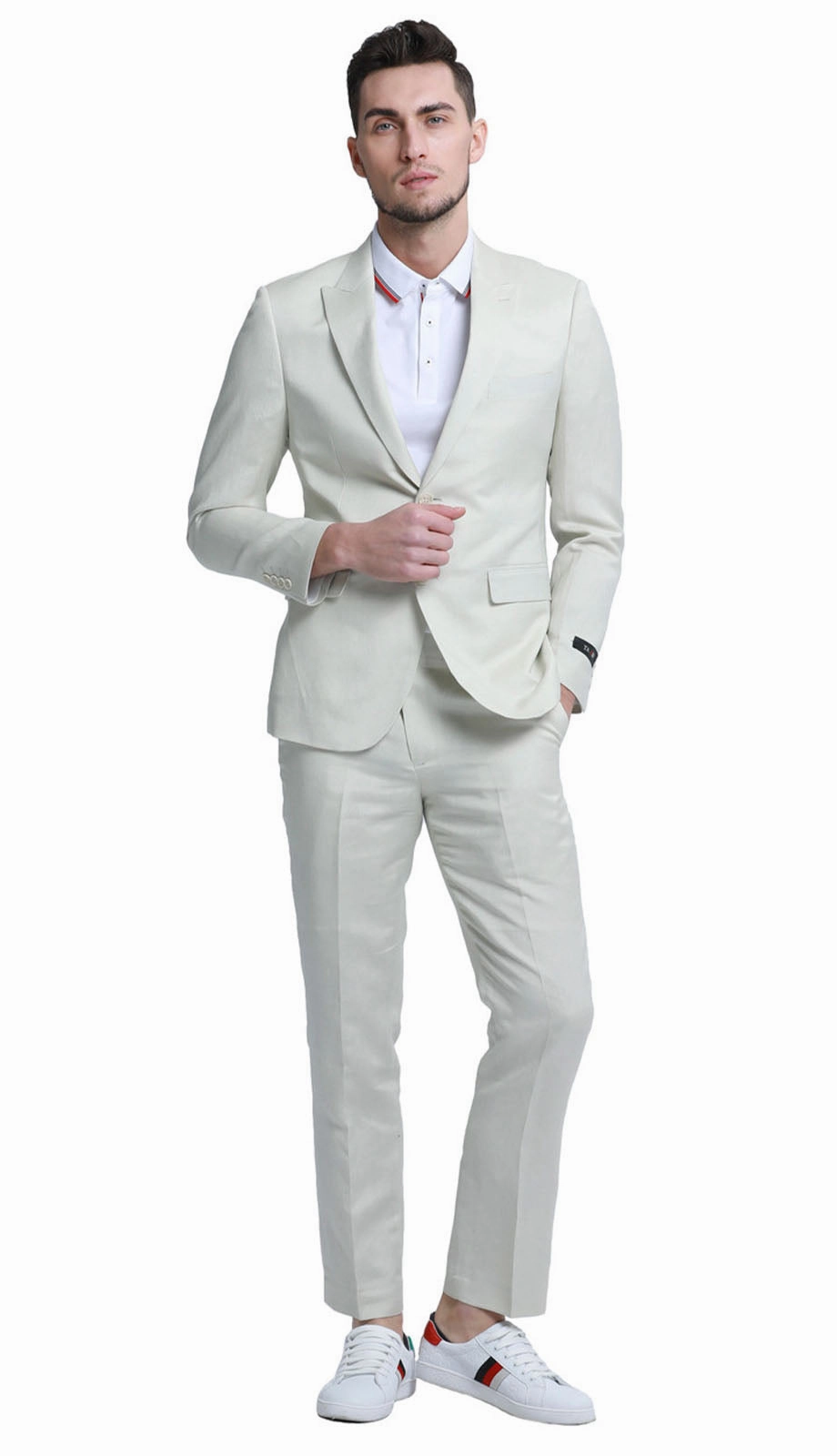 Tazzio M333SK-IVO Mens Suit