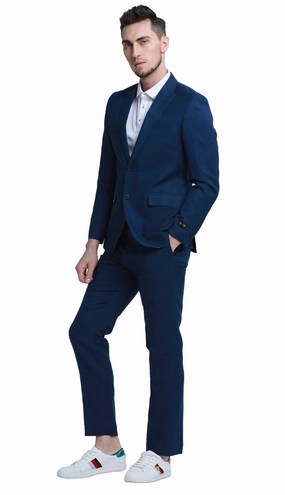 Tazzio M333SK-NVY Mens Suit