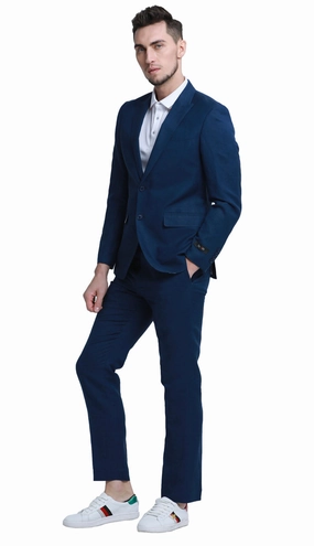 Tazzio M333SK-NVY Mens Suit