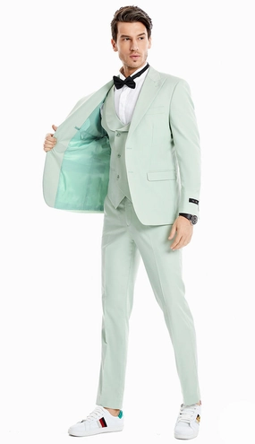 Tazzio M370SK-MNT Mens Suit