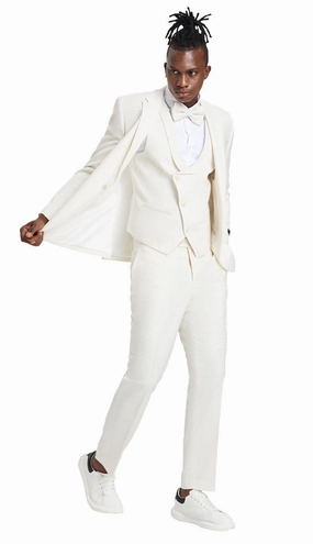 Tazzio M388SK-CHM Mens Suit