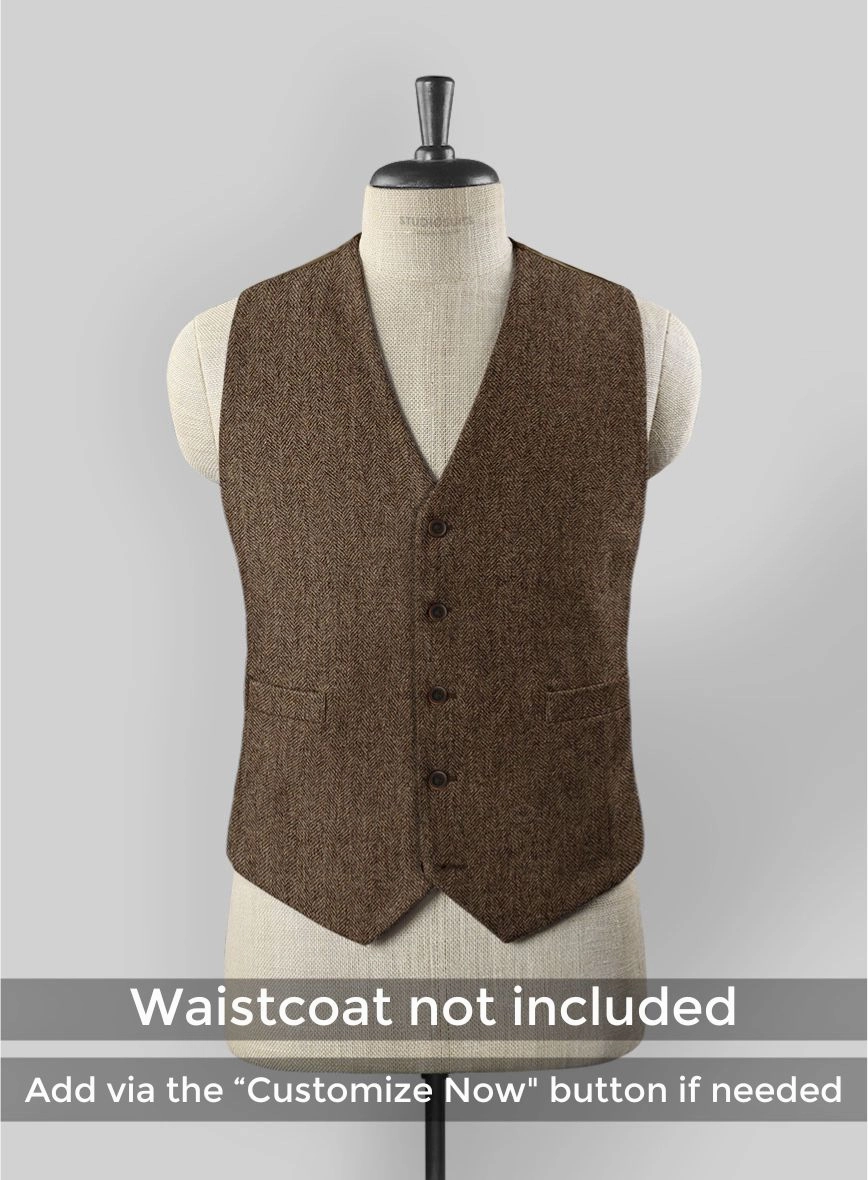 Thomas Shelby Peaky Blinders Brown Tweed Suit