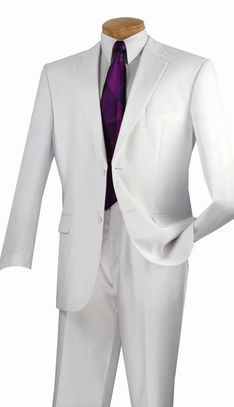 Vinci  2C900-2-WH   Mens Suit