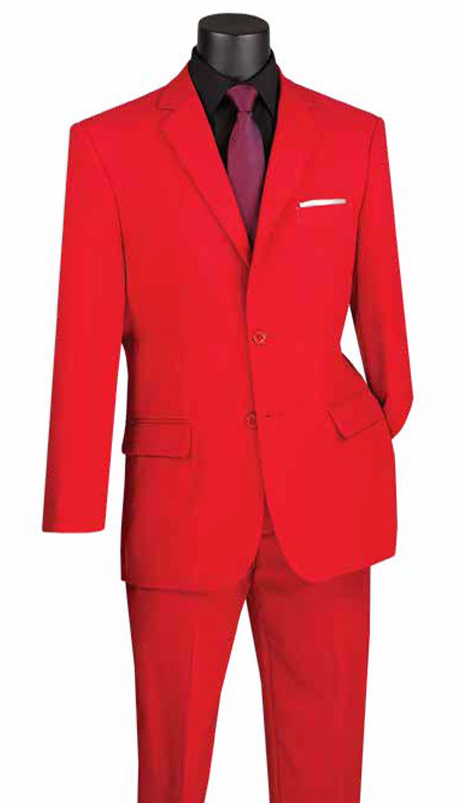 Vinci  2PP-RED Mens Suit