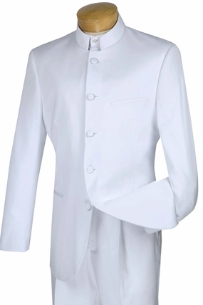 Vinci 5HT-WH Mens Suit