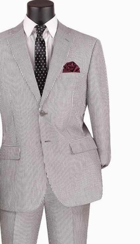 Vinci  MSS-1-BLK Mens Suit