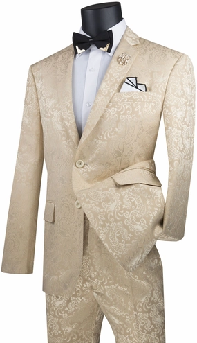Vinci S2F-1-BE Mens Suit