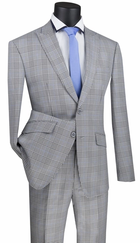 Vinci S2RW-1-GR Mens Suit