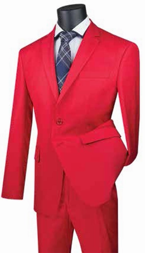 Vinci SC900-12-RED Mens Suit