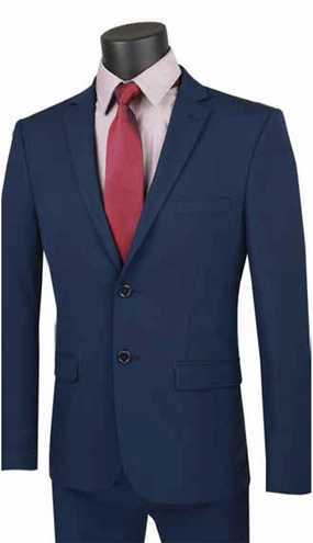 Vinci  USDX-1-NVY Mens Suit