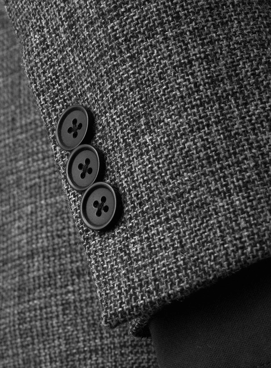 Vintage Glasgow Gray Tweed 3 Piece Suit