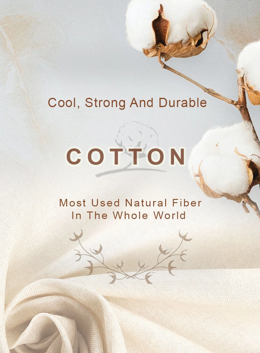 White Napoli Stretch Light Weight Cotton Suit