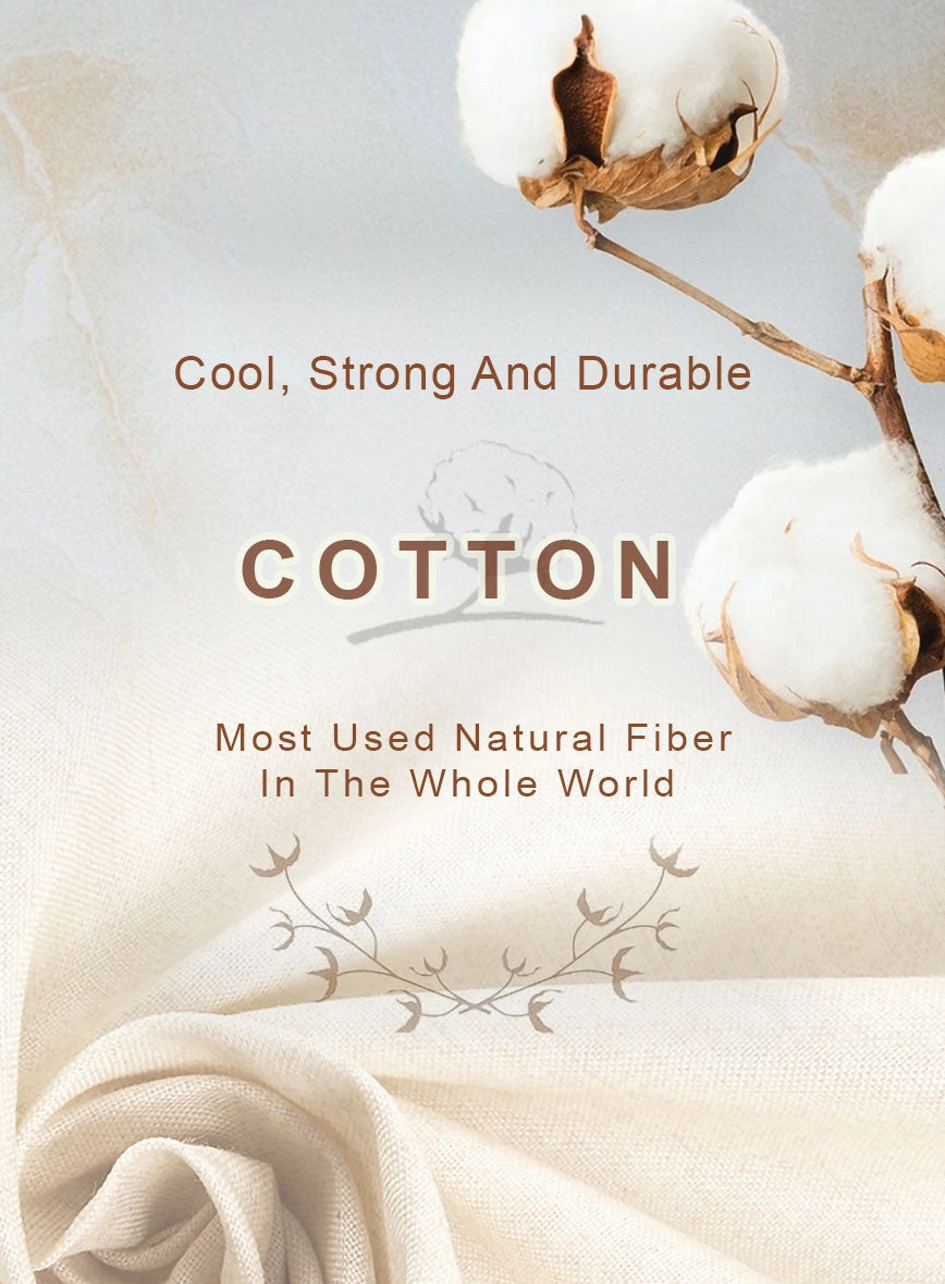 White Napoli Stretch Light Weight Cotton Suit