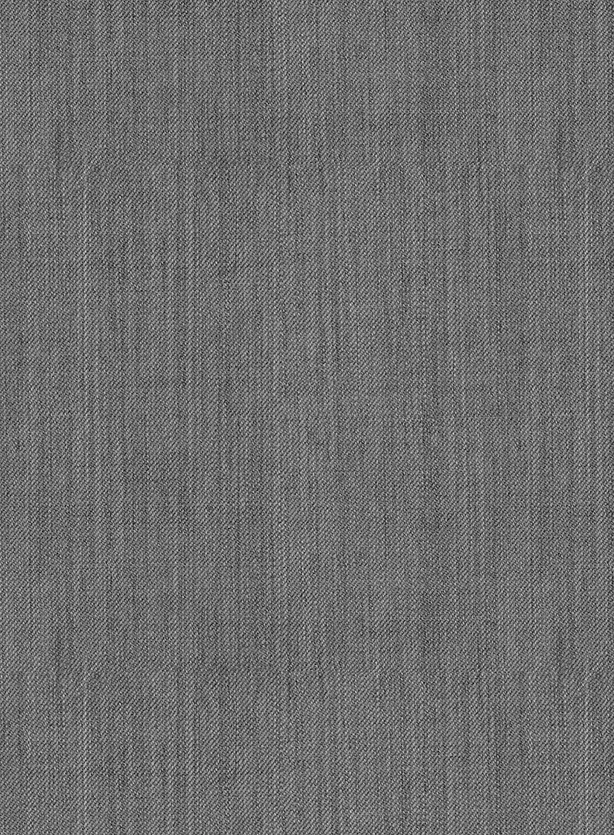 Worsted Mid Charcoal Wool Suit